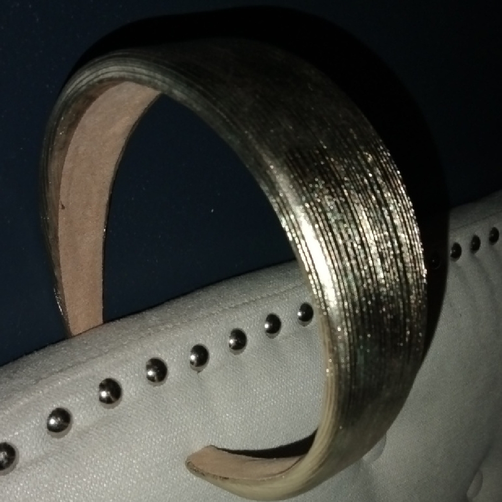 Gold Textured Head Band